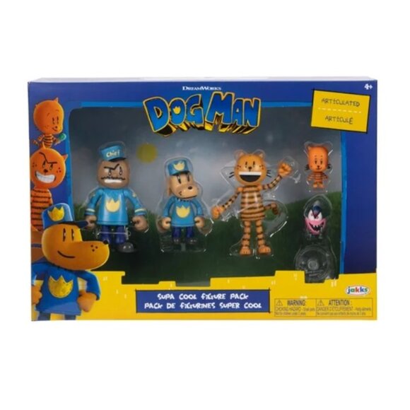 NEW Dog Man 2.5 Inch Action Figure Multipack Set - Picture 9 of 9